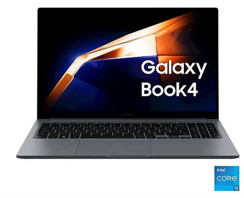 SAMSUNG Galaxy Book4 15.6 i5, 15,6 ", processore Intel® Core I5 1355U, INTEL Iris Xe Graphics, 16 GB, 512 GB SSD, Grey